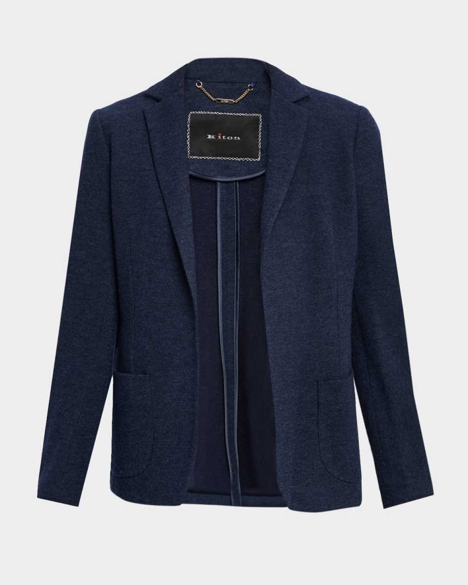 Cashmere Open-Front Jacket